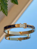 MONOGRAM CUFF BRACELET