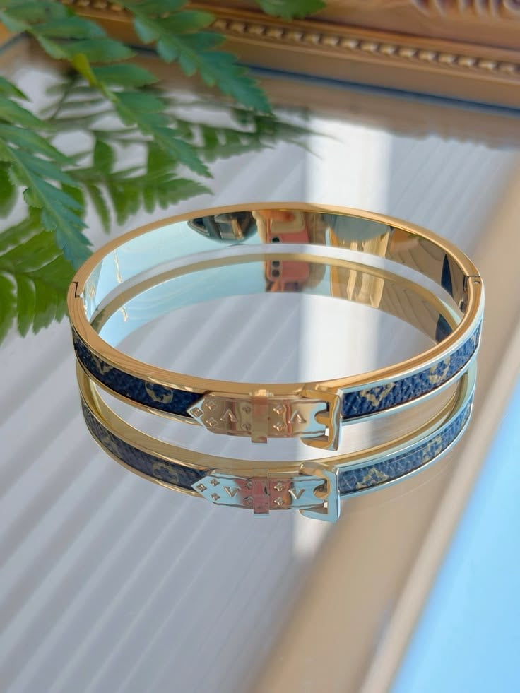 MONOGRAM CUFF BRACELET