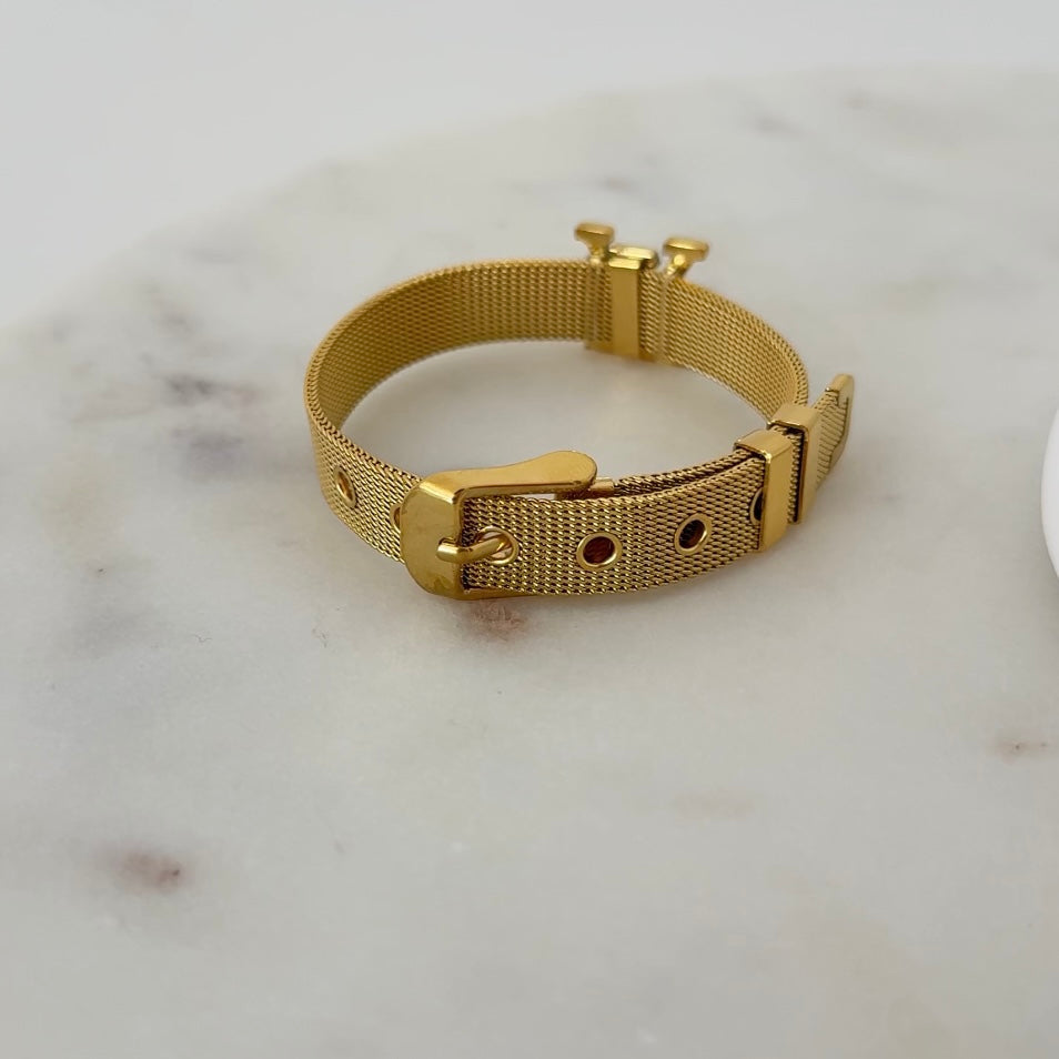 Adjustable Belt Bracelet