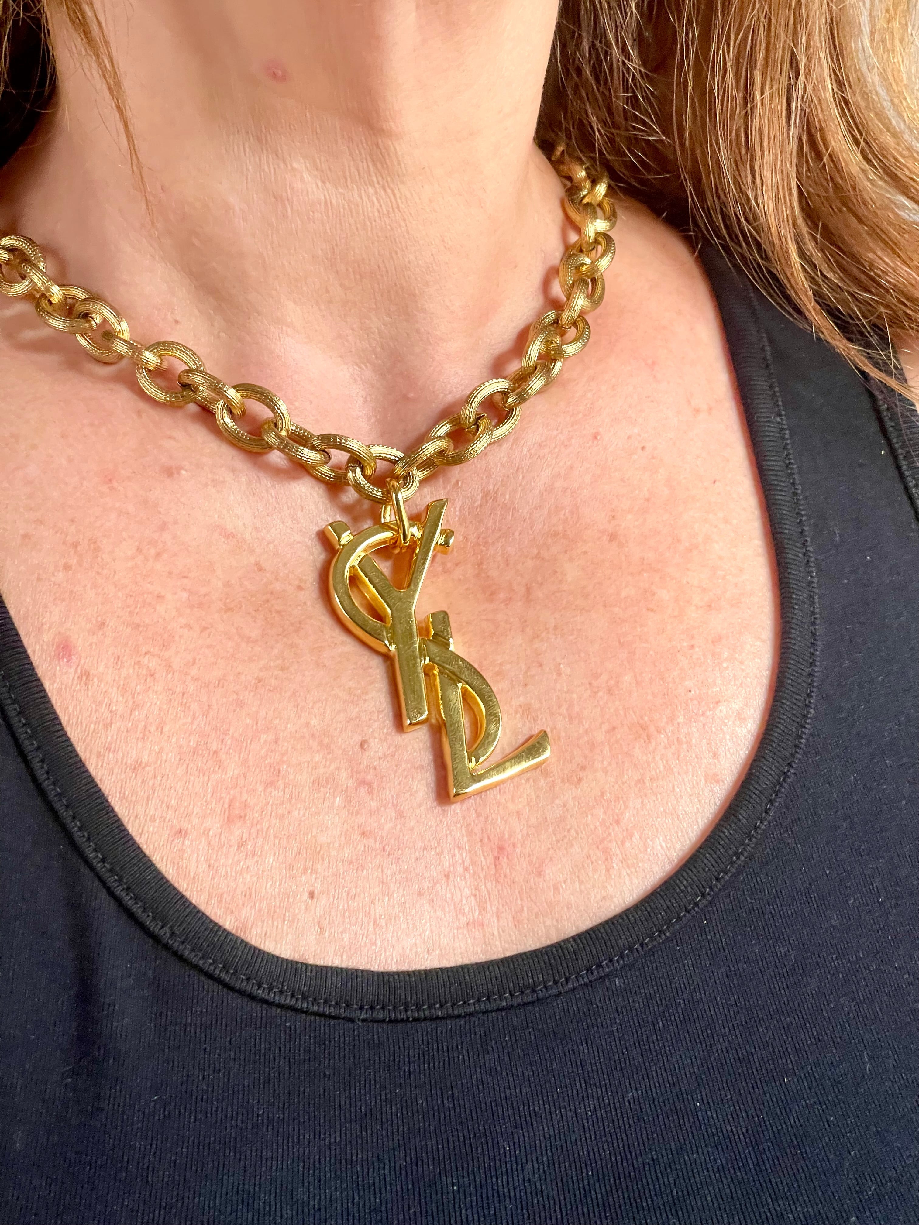 YSL Large Gold Necklace
