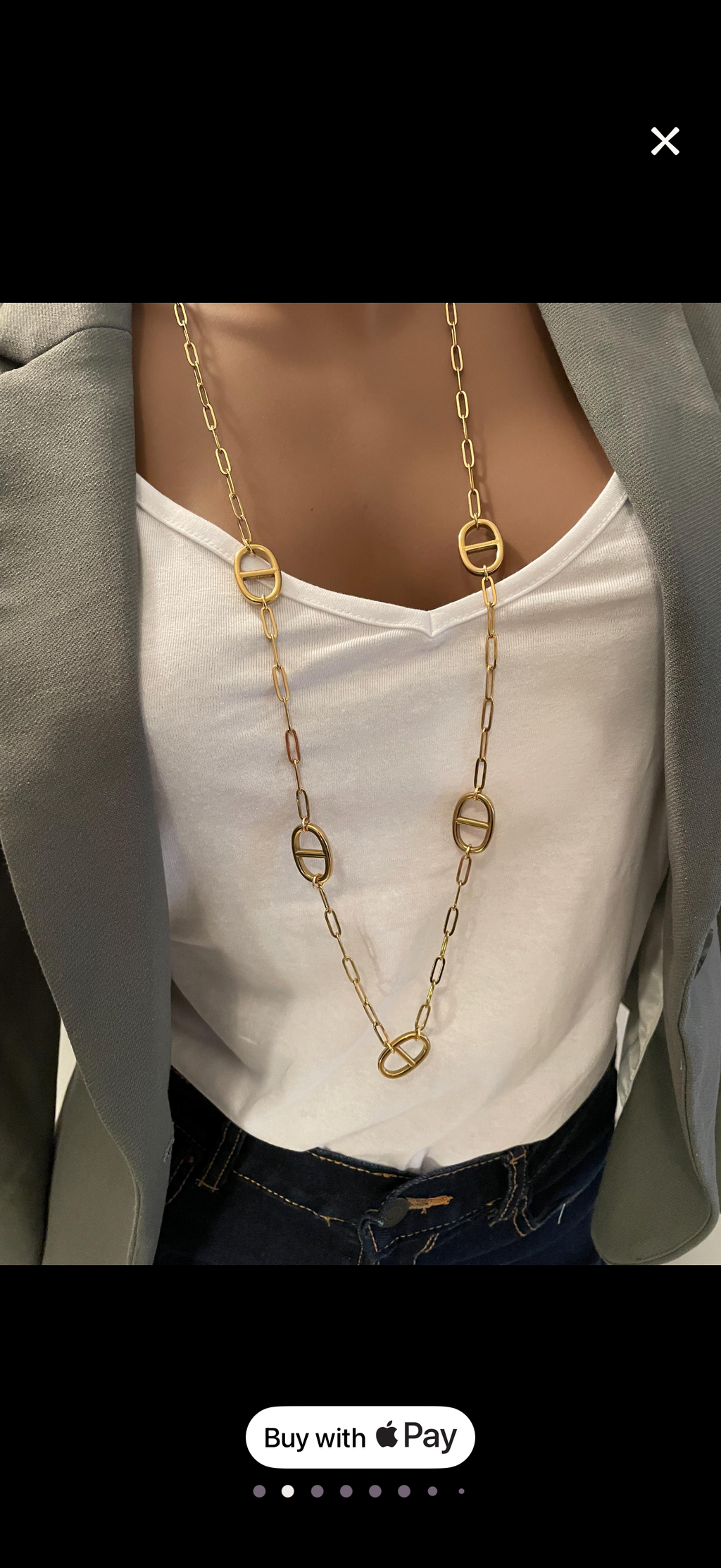 H Designer Fashion Necklace
